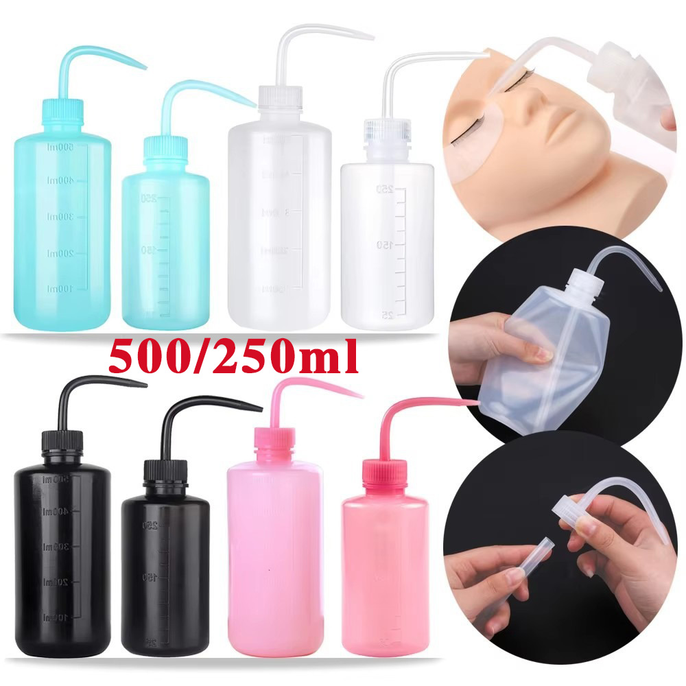 Medical Lab Supplies - 500/250ml Tattoo-Waschflasche Tattoo-Sprühflaschen Spritzflasche Tattoo-Quetschflasche mit