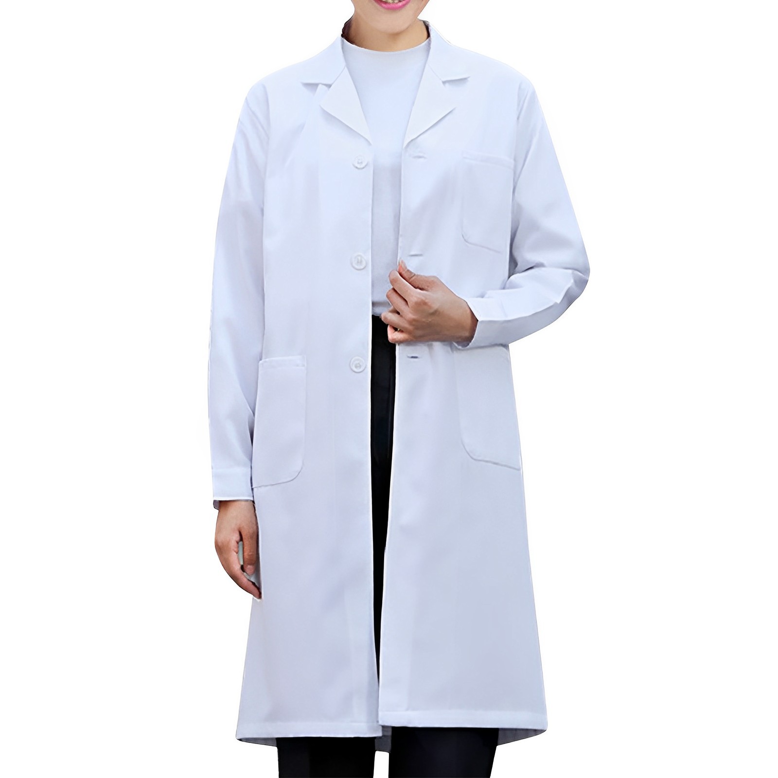 Medical Lab Coats - Weißer Laborkittel für Damen, Herren, Studenten,