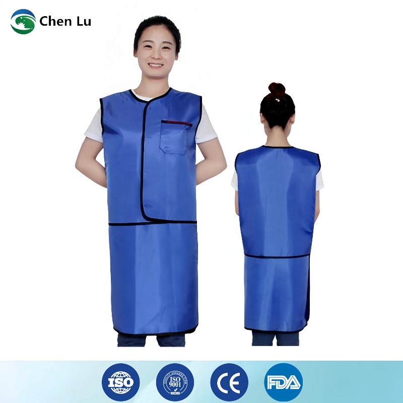 Medical Lab Coats - Echtes Röntgen-Gamma-Schutz-Set mit 0,35/0,5 mmpb, ärmelloser