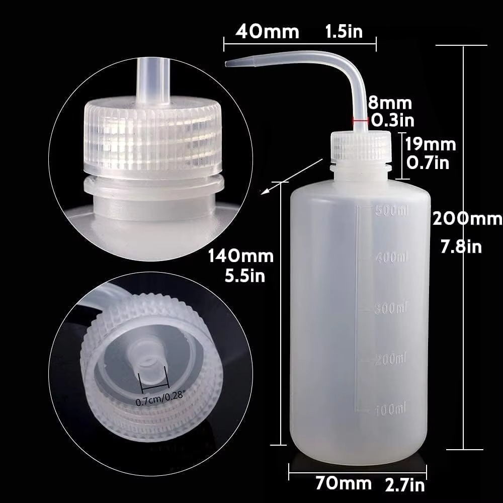 500/250ml Tattoo-Waschflasche  – Medical Lab Supplies Bewertung und Preis