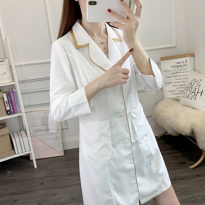 Weißes kurzes Schönheitsunifor – Medical Lab Coats Bewertung und Preis