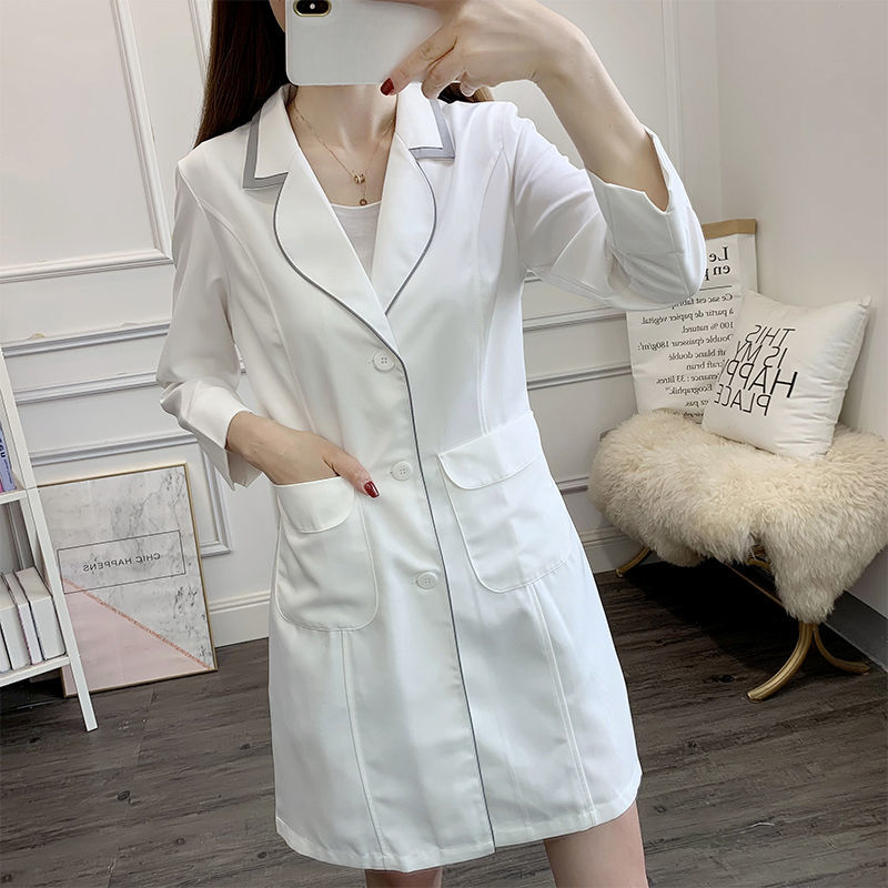Weißes kurzes Schönheitsunifor – Medical Lab Coats Bewertung und Preis