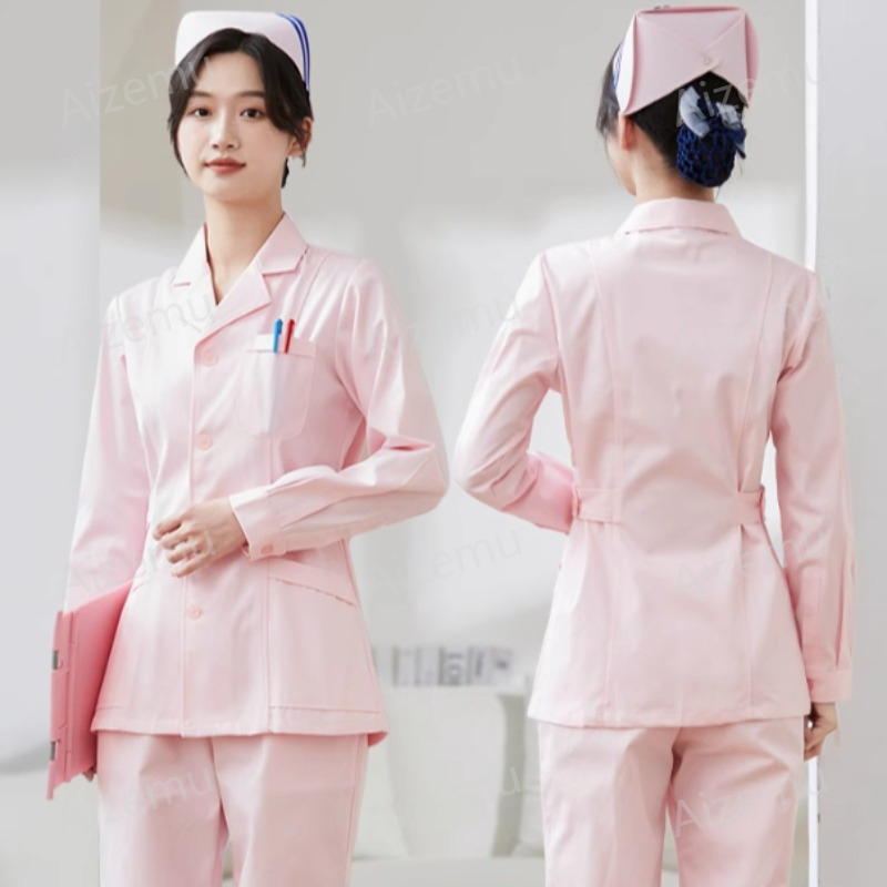 Neue weiße langärmlige Kranken – Medical Lab Coats Bewertung und Preis